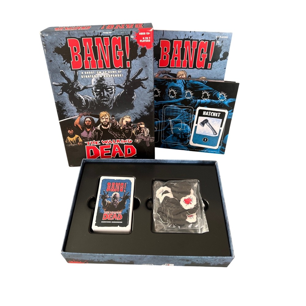 BANG! The Walking Dead Survivor Showdown Card Game USAopoly 2014 Complete